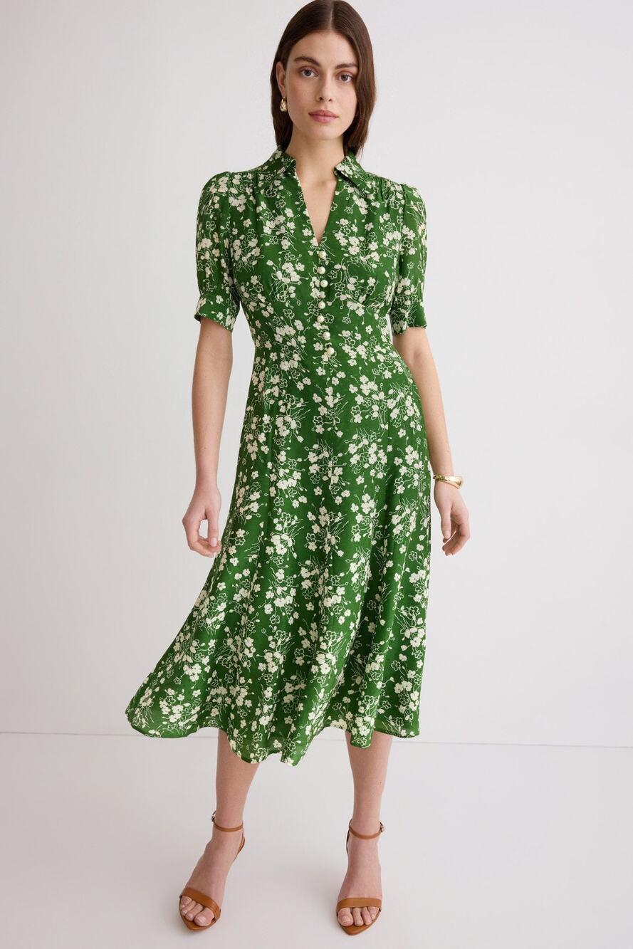 L.K. Bennett Sophie Wildflower Dress - UK Size 16/US Size 12